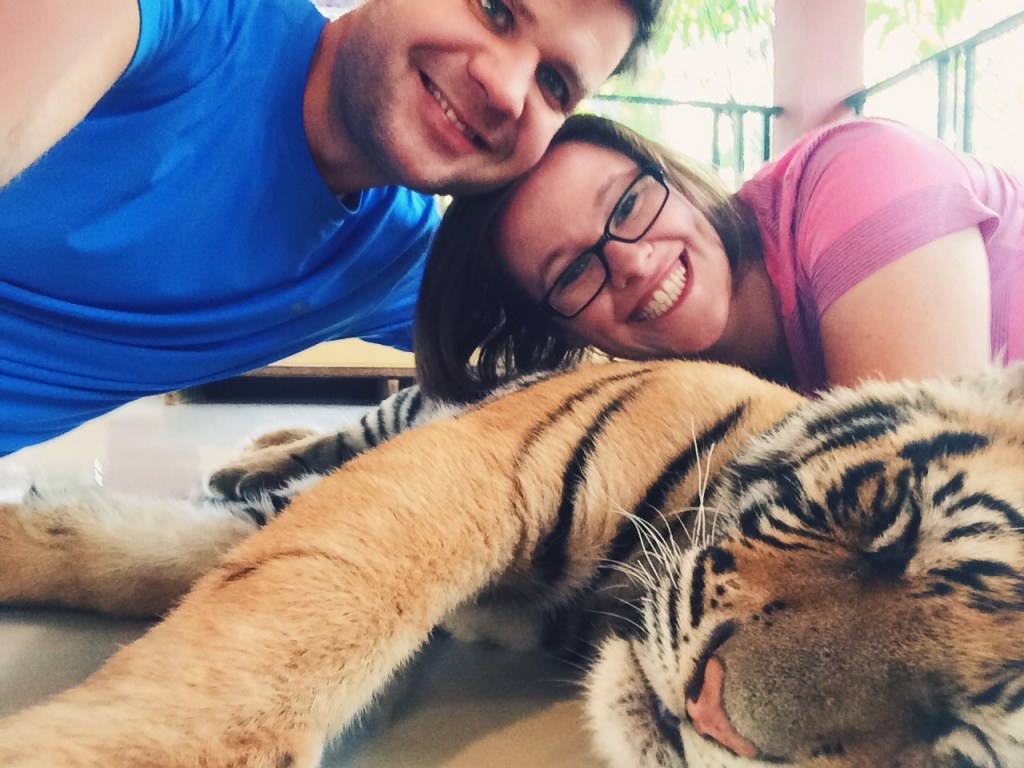 Tiger selfie