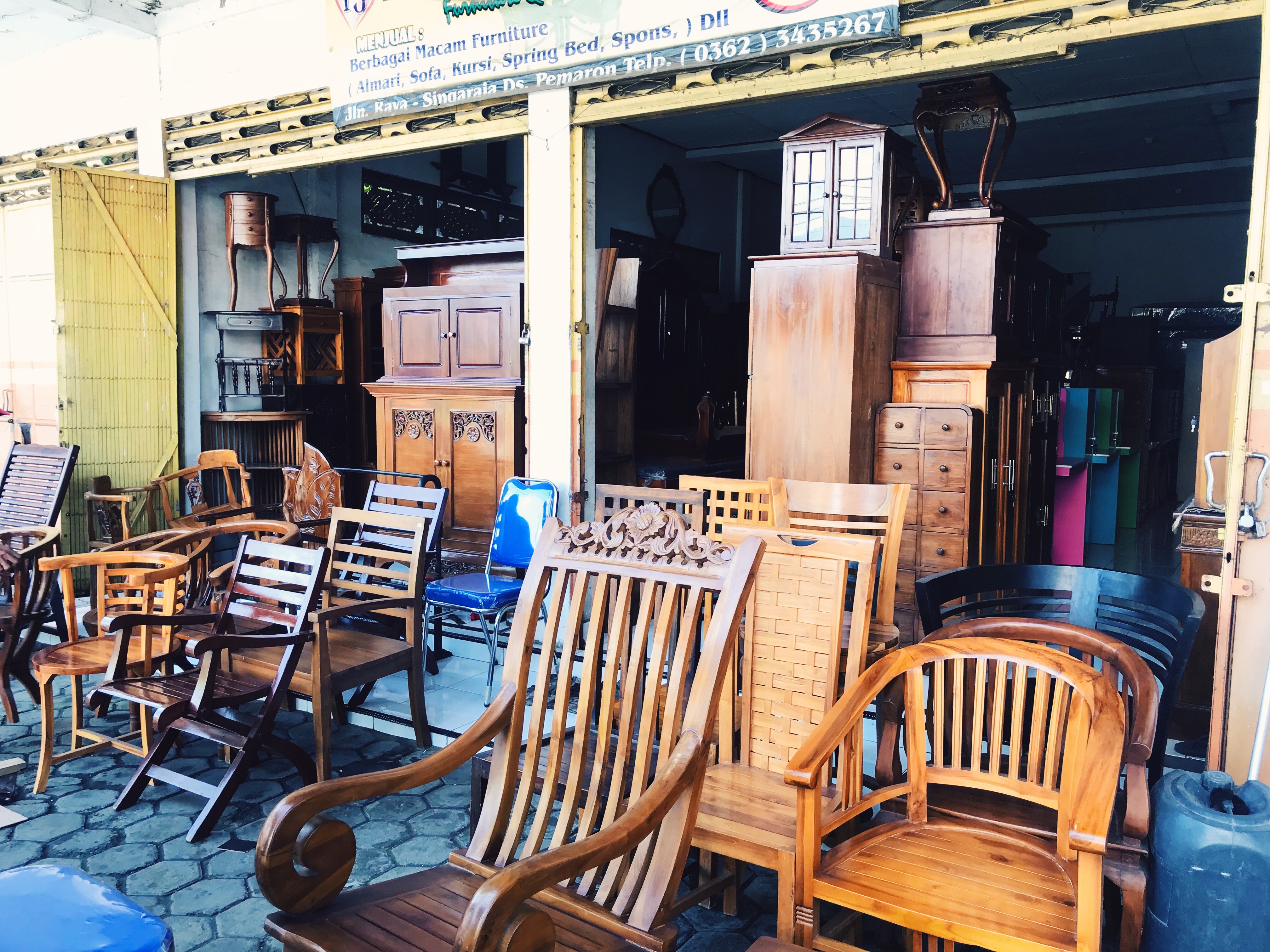 Shiny furniture shopping